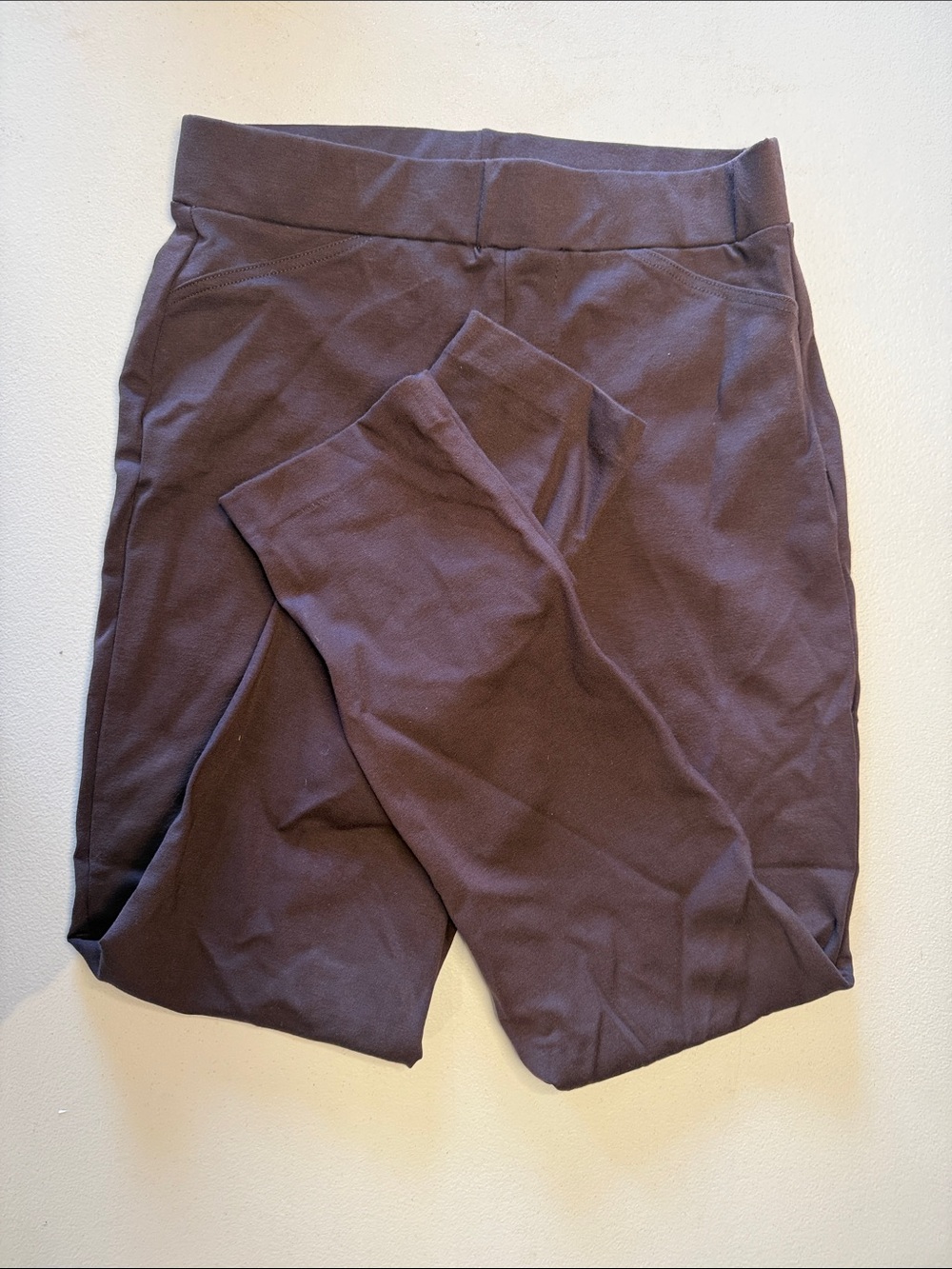 Michael Kors Stretch Ponte Leggings - Dark Brown size: M